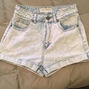 High waisted shorts